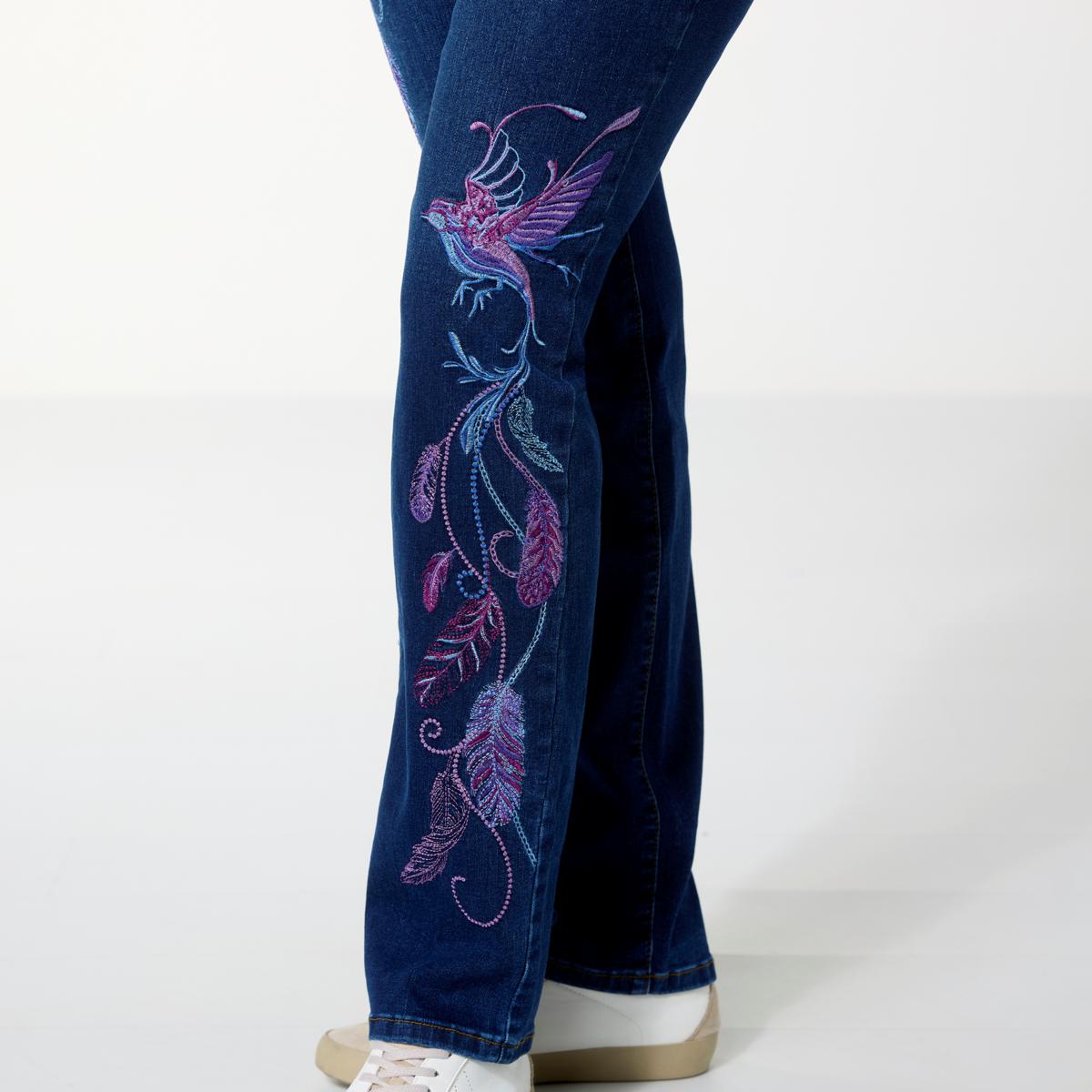 Body Scan wide-leg Jeans  Blue